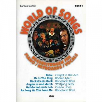 World of songs 1+2 - piano keyboard vocals