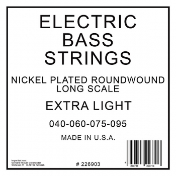 USA Bass-Saiten Nickel Roundwound