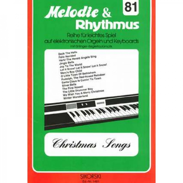 Christmas Songs, Orgel/Keyboard