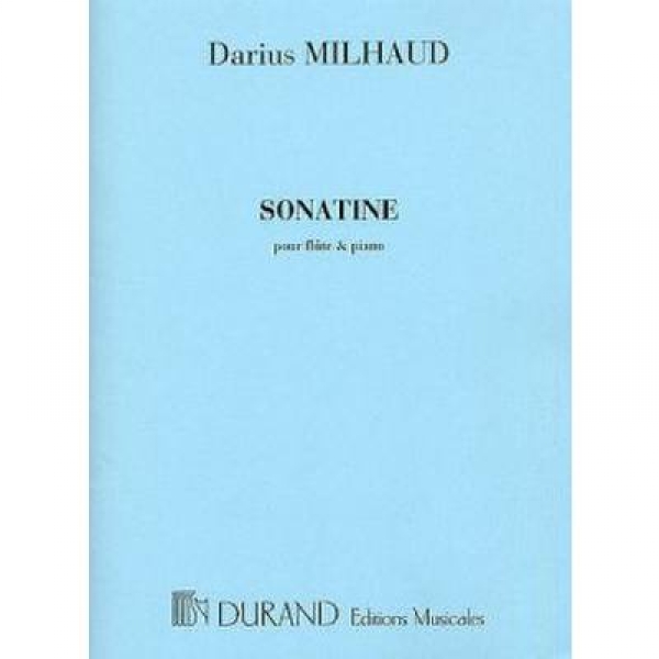 SONATINE, Darius Milhaud, Flöte/Piano