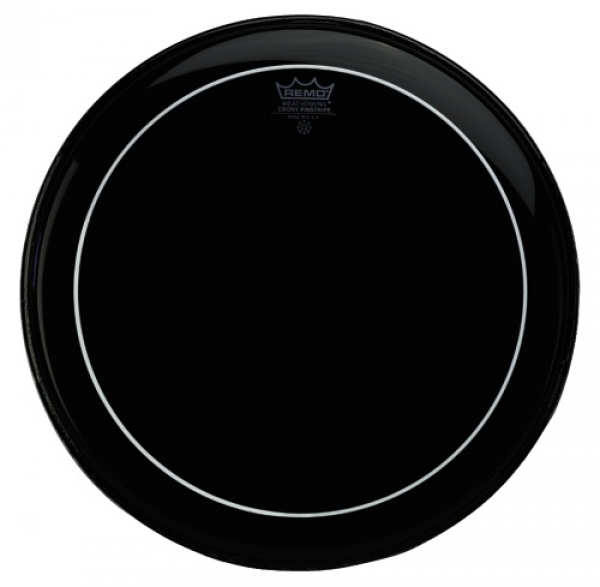 Remo 18" Pin Stripe ebony ES-0618-00