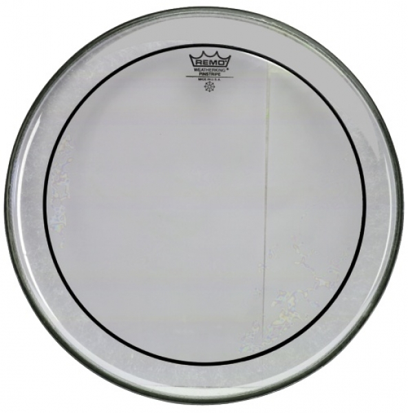 Remo 15" Pinstripe Transparent PS-0315-00